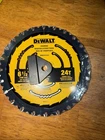 Dewalt 6-1/2" Carbide 24T Cordless Circular Saw Blade Framing DWA161224 New. Price: $9.99.