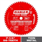 Diablo D0756N Tooth Non-ferrous Metals Plastics Saw Blade 7-1/4 Dia. In. New. Price: $42.97.