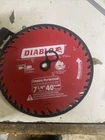 Diablo 7-1/4 In. X 40-TOOTH Finish Circular Saw Blade D0740R New. Price: $17.99.