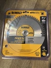 Dewalt DWA7758 7-1/4", 60 Carbide Tooth Aluminum Cutting Saw Blade N517866 Nip New. Price: $55.50.