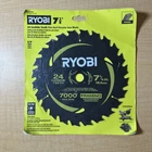 Ryobi Oem 7-1/4 In. X 24 Tooth Carbide Thin Kerf Circular Saw Blade New. Price: $19.97.