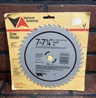 Vermont American -7 1/4" Steel Cutoff/rip Saw Blades # 26330 New. Price: $16.99.