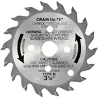 Crain Cutter 787 3-3/8-INCH 18 Tooth Wood Saw Blade For 795 Toe Kick New. Price: $33.99.