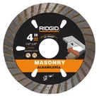 Ridgid 4 In. Masonry Cutting Turbo Rim Diamond Saw Blade New. Price: $17.99.