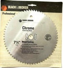 Black & Decker 1/4" Inch Metal Cutting Chrome Plated Saw Blade New 73-187. Price: $19.00.