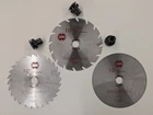 Lot Of 3 Shopsmith Saw 10-INCH Blades With Arbors Used. Price: $84.95.