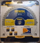 Irwin Industrial Tools 7-1/4" 48-TOOTH Metal Cutting Circular Saw Blade New. Price: $35.00.