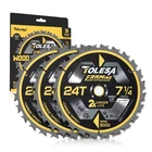 Tolesa 7 1/4 Circular Saw Blade, 24T Carbide Teeth With 5/8 Inch Ar... Fast Ship New. Price: $34.99.