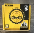 Dewalt DWA171424D 7-1/4 In 24T Carbide Circular Saw Blade For Wood New. Price: $100.00.