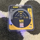 Dewalt 7-1/4 Composite Decking Circular Saw Blade 40T Carbide DW31740 New. Price: $23.99.