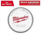 Milwaukee 14" Aluminum Metal Cutting Carbide Circular Saw Blade 80T 48-40-4370 New. Price: $159.99.
