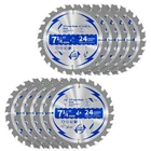 Revvstark 10 Pack 7-1/4 Inch 24T Circular Saw Blade, Arbor Size 5/8-IN New. Price: $74.00.