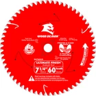 Diablo D0760UX 7- 60-TEETH Wood Demon Ultimate Finish Carbide Saw Blade For New. Price: $40.48.
