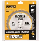 Dewalt Tool 7-1/4 Titanium Carbide Teeth Blade, Aluminum Cutting, DWAM71460 New. Price: $17.99.