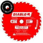 Diablo D0632GPA 6-1/2" X Tooth Wood & Metal Carbide Saw Blade New. Price: $34.55.