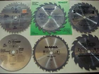 Six 7 1/4" Circular Saw Blades Carbide & Steel Plywood Framing Rip Combination Open. Price: $26.99.