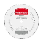 Twin-town 12-INCH 96 Tooth Tcg Aluminum Cutting Blade For Miter/table Saw... New. Price: $41.91.