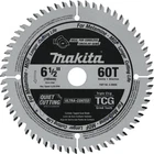 Makita 6-1/2IN 60T (tcg) Carbide-tipped Cordless Plunge Saw Blade New. Price: $67.99.