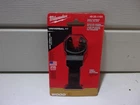 Milwaukee Multi-tool High Carbon Steel Blade --cutting Wood # 49251101 .. New. Price: $12.00.