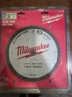Milwaukee 48-40-4355 9" 72 Tooth Aluminium Cutting Circular Saw Blade New. Price: $26.50.