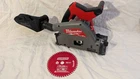 2831-20 Milwaukee M18 Fuel 6-1/2" Plunge Track Saw + Diablo Blade, Open Box. Price: $364.99.