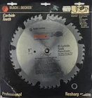Black & Decker Piranha 9 Saw Blade 45 Carbide Teeth Resharpenable New Sealed. Price: $20.89.