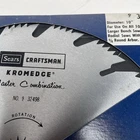 Vintage Sears Craftsman 10" Kromedge Master Combi Saw Blade 9-32498 Nos Usa New. Price: $22.00.