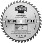 Cmt Itk K04012 Contractor General Purpose Circular Saw Blade X Teeth New. Price: $28.75.