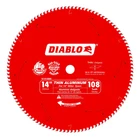 Diablo D14108N 14" X 108-TEETH Saw Blade For Thin Aluminum New. Price: $106.99.