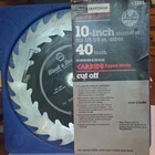 Sears Craftsman Kromedge 10IN 40T Carbide-tipped Table Saw Blade Wood New. Price: $30.00.