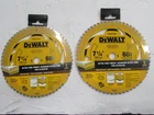 Dewalt 7-1/4 Circular Saw Blade 60 Tooth With 5/8 Inch Arbor 2TOTAL *new*. Price: $30.00.