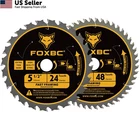 Foxbc 5-1/2" Circular Saw Blade 24T 48T Fast Framing For Wood Cutting, 20MM... New. Price: $27.66.