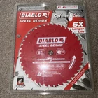 Diablo 8IN. X 42-TEETH Steel Demon Cermet Ii Saw Blade For Thick Metal New. Price: $39.99.