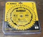 Dewalt 8-1/4IN 40T Circular Saw Blade DWA281440 New Open. Price: $17.95.