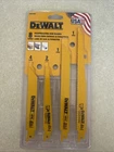 Dewalt Piece Reciprocating Saw Blade Kit Wood Metal Cutting DWA4898 Brand New. Price: $18.00.