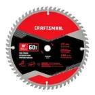 Craftsman 10 Inch Table Saw Blade 60-TOOTH With 5/8 Arbor New. Price: $36.99.