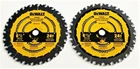Dewalt 6-1/2" Carbide 24T Cordless Circular Saw Blades Framing DWA161224 New. Price: $23.99.