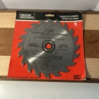 Master Mechanic Tungsten Saw Blade 7 1/4" 20-TOOTH Semi Smooth Cut Comb.- New. Price: $10.00.