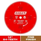 Diablo Circular Saw Blade Wood Cutting Power Tool Fine Finish 14 Inch X 84 Tooth New. Price: $95.99.
