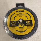 Dewalt DWA1714242 7-1/4"FRAMING Circular Saw Blade Set Teeth Pack Sealed New. Price: $18.99.
