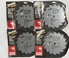 Lot Of Disston 7-71/4 Inch Tooth Carbide Tipped Blade Circular Saw C16714 New. Price: $22.80.