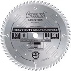 New Freud LU82M010 10" Inch X 60 Tooth Carbide Industrial Circular Saw Blade. Price: $73.95.