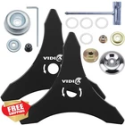 Vidica Carbon Steel Brush Cutter Blades 10" 3 Teeth Weed Eater 20/25.4MM Arbor New. Price: $44.99.