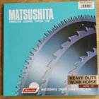 Matsushita Tungsten Carbide Tipped Super Rip Saw Blade 10" New. Price: $52.00.