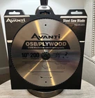 Steel Saw Blade By Avanti Osb/plywood 10" 200 New Original Package. Price: $20.00.
