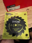 Ryobi 6-1/2 In. 18T Carbide Tipped Thin Kerf Circular Saw Blade New. Price: $15.00.