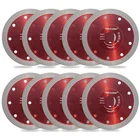 Tooleague Diamond Saw Blade, 4-1/2 Tile Cutting 4.5 INCHES(10PCS), Red New. Price: $51.04.