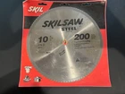 Skil 74102 10" Inch 200 Teeth Plywood/paneling Steel Saw Blade 16MM 5/8" Nos New. Price: $29.99.