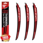 Angelsword 12" Reciprocating Saw Blade 3 Pack New. Price: $34.99.