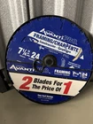 Avanti Pro Framing 7-1/4IN 24T Carbide Circular Saw Blades Wood 2-PACK New. Price: $10.00.